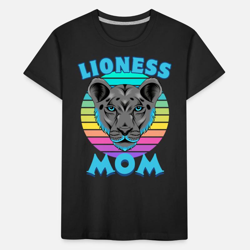 Löwenmutter Muttertag Mama Kinder Premium Bio T-Shirt