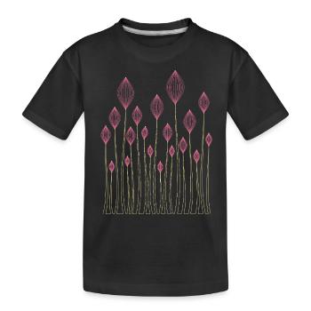 Plantes décoratives - T-shirt bio Premium Enfant - noir - Devant