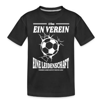 Cadeau pour les fans de football de Sarrebruck - T-shirt bio Premium Enfant - noir - Devant