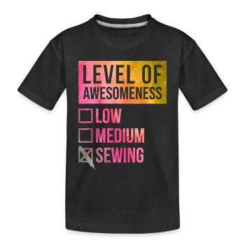 Couture Couture Couture - T-shirt bio Premium Enfant - noir - Devant