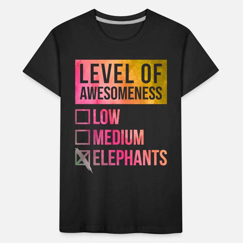Elefant Kinder Premium Bio T-Shirt