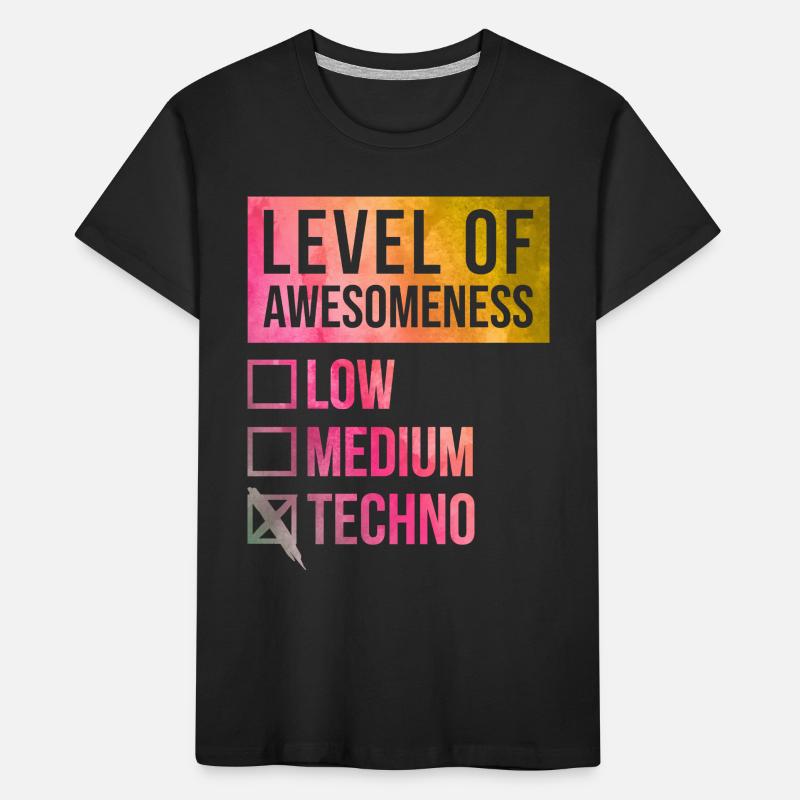 Techno Kinder Premium Bio T-Shirt