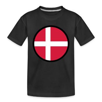 Marqué par le Danemark - T-shirt bio Premium Enfant - noir - Devant