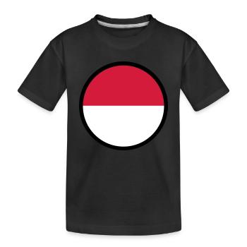 Sous le signe de l'Indonésie - T-shirt bio Premium Enfant - noir - Devant