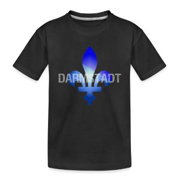 Darmstadt chemise pour les fans - T-shirt bio Premium Enfant - noir - Devant