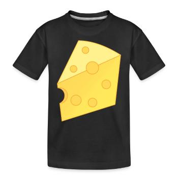 fromage - T-shirt bio Premium Enfant - noir - Devant