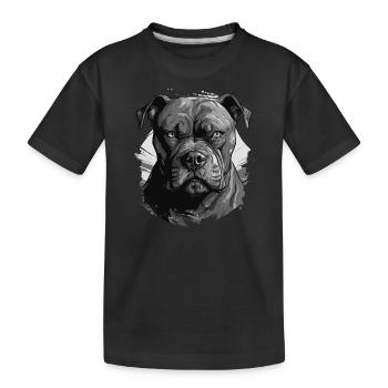 American Staffordshire Terrier - T-shirt bio Premium Enfant - noir - Devant