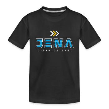 Jena District East - Kids' Premium Organic T-Shirt - black - Front