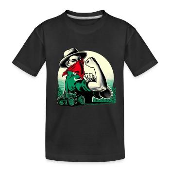 Fermière Forte - T-shirt bio Premium Enfant - noir - Devant
