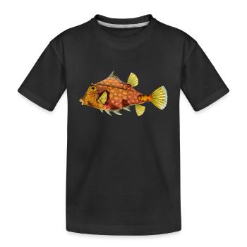 poisson - T-shirt bio Premium Enfant - noir - Devant