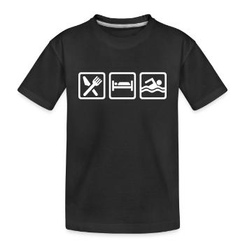 Nager - T-shirt bio Premium Enfant - noir - Devant