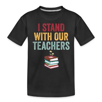 Livre Banning Women Teachers Stand Against - T-shirt bio Premium Enfant - noir - Devant
