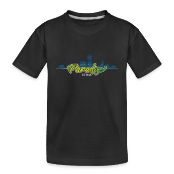 Jena Paradise - Kinder Premium Bio T-Shirt - Schwarz - Vorne