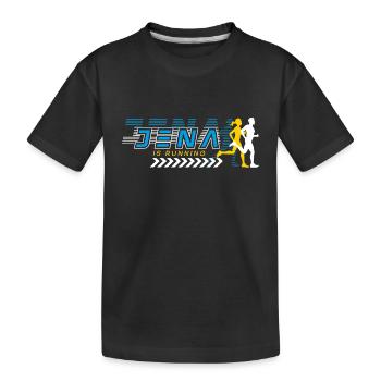 Jena est en course - T-shirt bio Premium Enfant - noir - Devant
