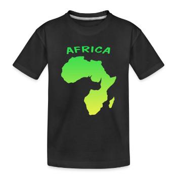 Africa - Kinder Premium Bio T-Shirt - Schwarz - Vorne