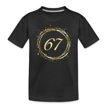 67 - T-shirt bio Premium Enfant - noir - Devant