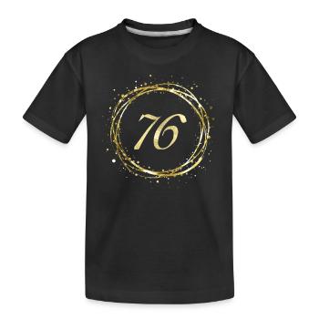 76 - T-shirt bio Premium Enfant - noir - Devant
