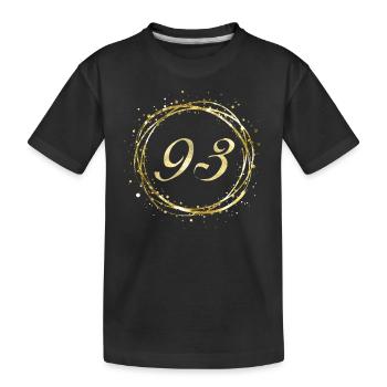 93 - T-shirt bio Premium Enfant - noir - Devant