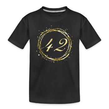 42 - T-shirt bio Premium Enfant - noir - Devant