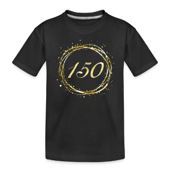 150 - T-shirt bio Premium Enfant - noir - Devant