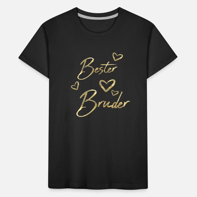 Bester Bruder Kinder Premium Bio T-Shirt