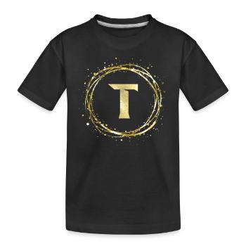 T - T-shirt bio Premium Enfant - noir - Devant