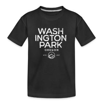 Washington Park, Oregon - Kinder Premium Bio T-Shirt - Schwarz - Vorne