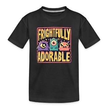 TERRIBLEMENT ADORABLE - T-shirt bio Premium Enfant - noir - Devant