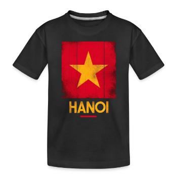 Hanoi Vietnam - Kids' Premium Organic T-Shirt - black - Front