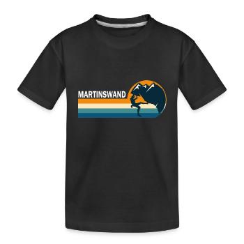 climb escalade MARTINSWAND sport climbing - T-shirt bio Premium Enfant - noir - Devant