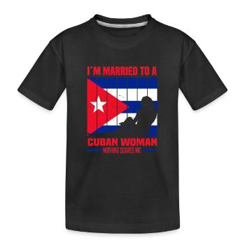 Cuba - T-shirt bio Premium Enfant - noir - Devant