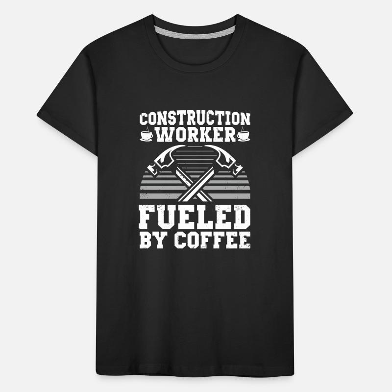 Construction worker Kids' Premium Organic T-Shirt
