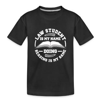 Anwalt - Kinder Premium Bio T-Shirt - Schwarz - Vorne