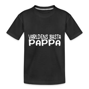 Dad / Papa / Dad / Father's Day / VaderDag / Daddy - Kids' Premium Organic T-Shirt - black - Front
