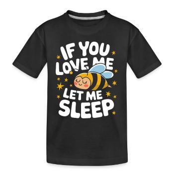 abeille abeille apicultrice abeille abeille - T-shirt bio Premium Enfant - noir - Devant