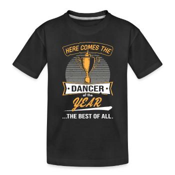 Trophée trophée des danseurs de l’année - T-shirt bio Premium Enfant - noir - Devant