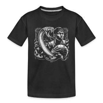 BLACK BASKETBALL MAMBA KOBE BEAN MENTALITY 10 - Kinder Premium Bio T-Shirt - Schwarz - Vorne