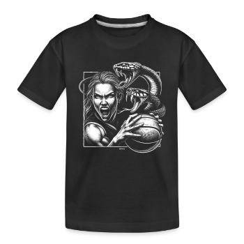 BLACK BASKETBALL MAMBA KOBE BEAN MENTALITY 4 - Kinder Premium Bio T-Shirt - Schwarz - Vorne