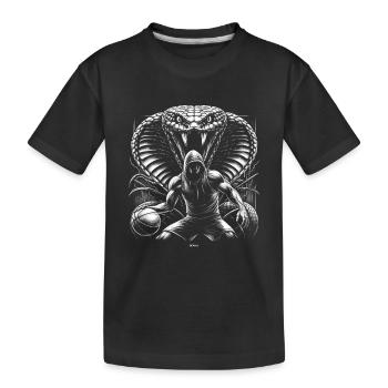 MENTALITÉ DE HARICOT DE KOBE DE MAMBA DE BASKET-BALL NOIR - T-shirt bio Premium Enfant - noir - Devant