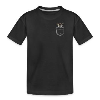 Zèbre - T-shirt bio Premium Enfant - noir - Devant