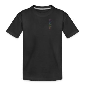 Die 7 Chakren - You're pure Energie - Kinder Premium Bio T-Shirt - Schwarz - Vorne