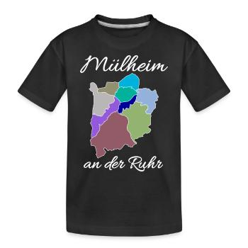 Mülheim an der Ruhr - Kinder Premium Bio T-Shirt - Schwarz - Vorne