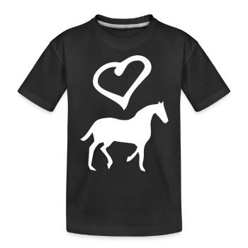 Cheval - T-shirt bio Premium Enfant - noir - Devant