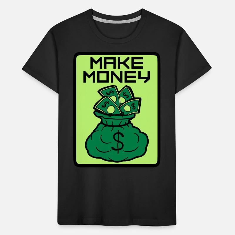 Money Maker Shield Kids' Premium Organic T-Shirt