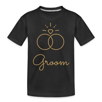 Marié - T-shirt bio Premium Enfant - noir - Devant