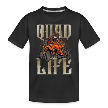 Quad ATV Offroad Quad Riders - T-shirt bio Premium Enfant - noir - Devant