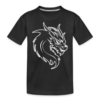 Dragon Dragon Fantasy Mythologie - T-shirt bio Premium Enfant - noir - Devant