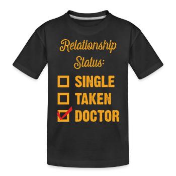 Dr. Check! - Kinder Premium Bio T-Shirt - Schwarz - Vorne