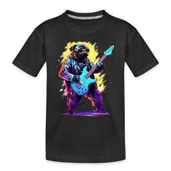 Chien de basse - T-shirt bio Premium Enfant - noir - Devant