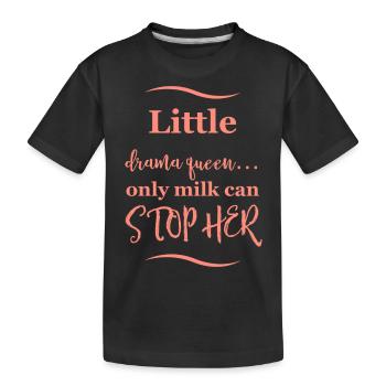 Dicton de bébé - T-shirt bio Premium Enfant - noir - Devant